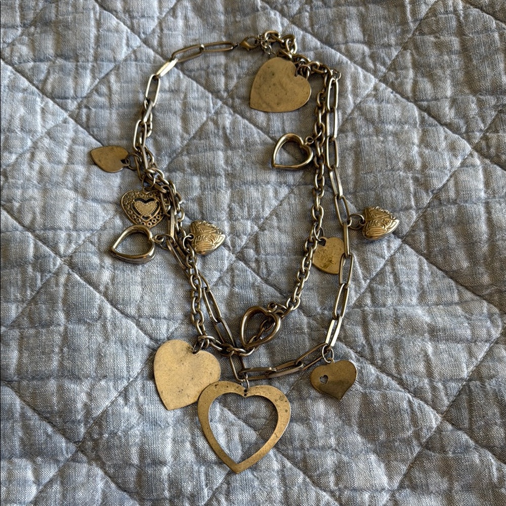 Silver Heart Charm Necklace